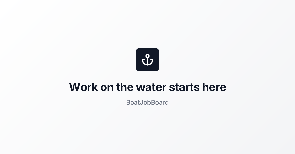Marine Jobs in Alaska | BoatJobBoard